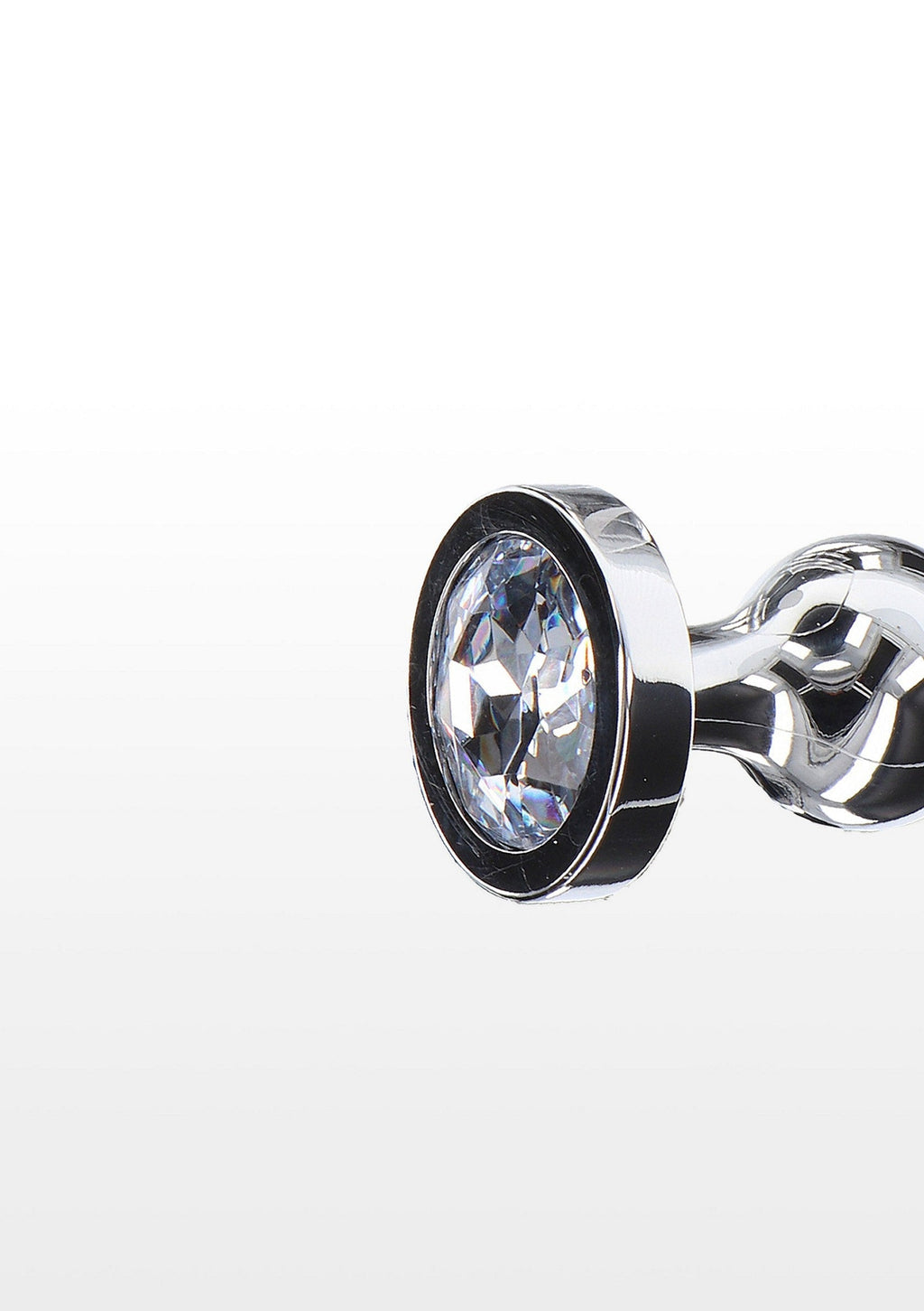 Cuentas de diamante grandes en forma de estrella de plata