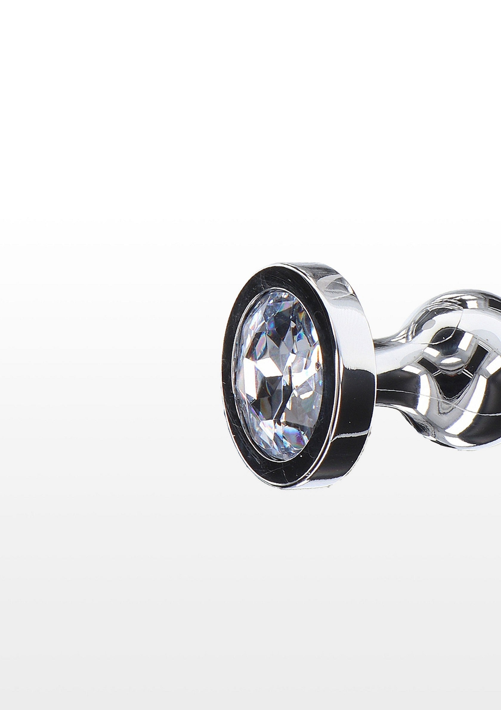 Cuentas de diamante grandes en forma de estrella de plata