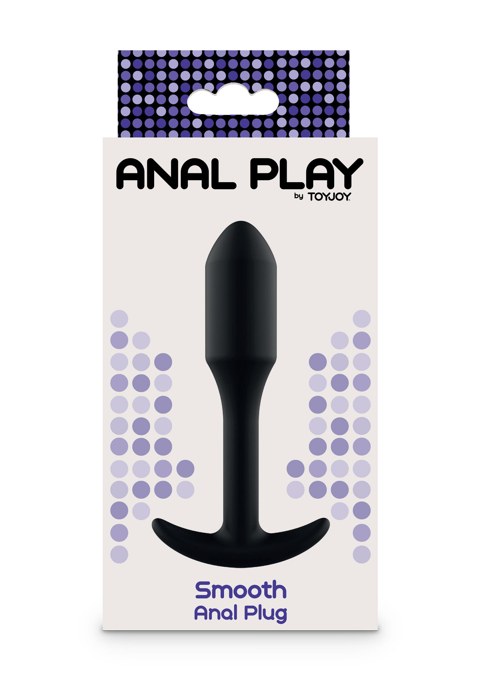 Tapón anal liso pequeño negro