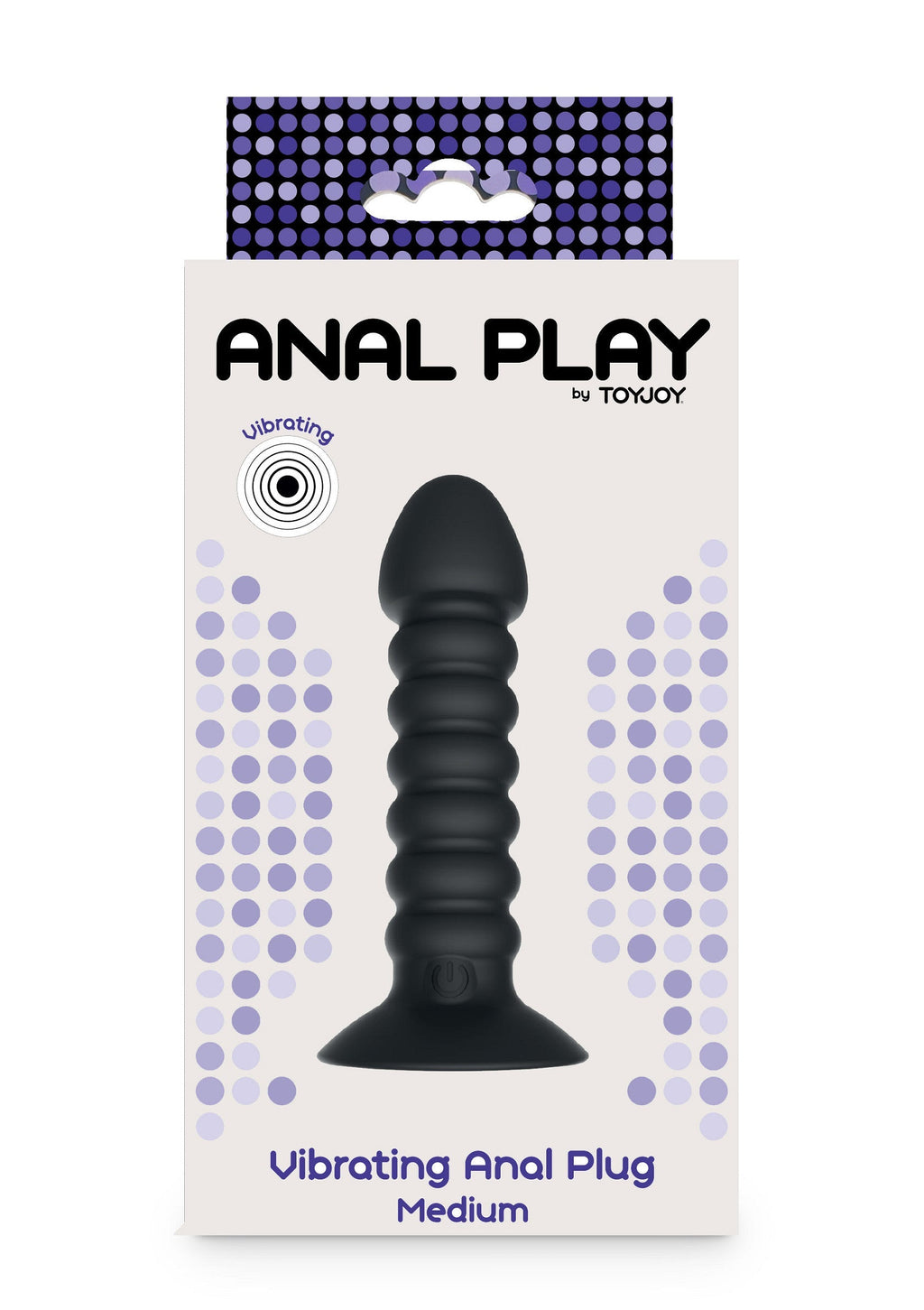 Tapón anal vibrador mediano negro