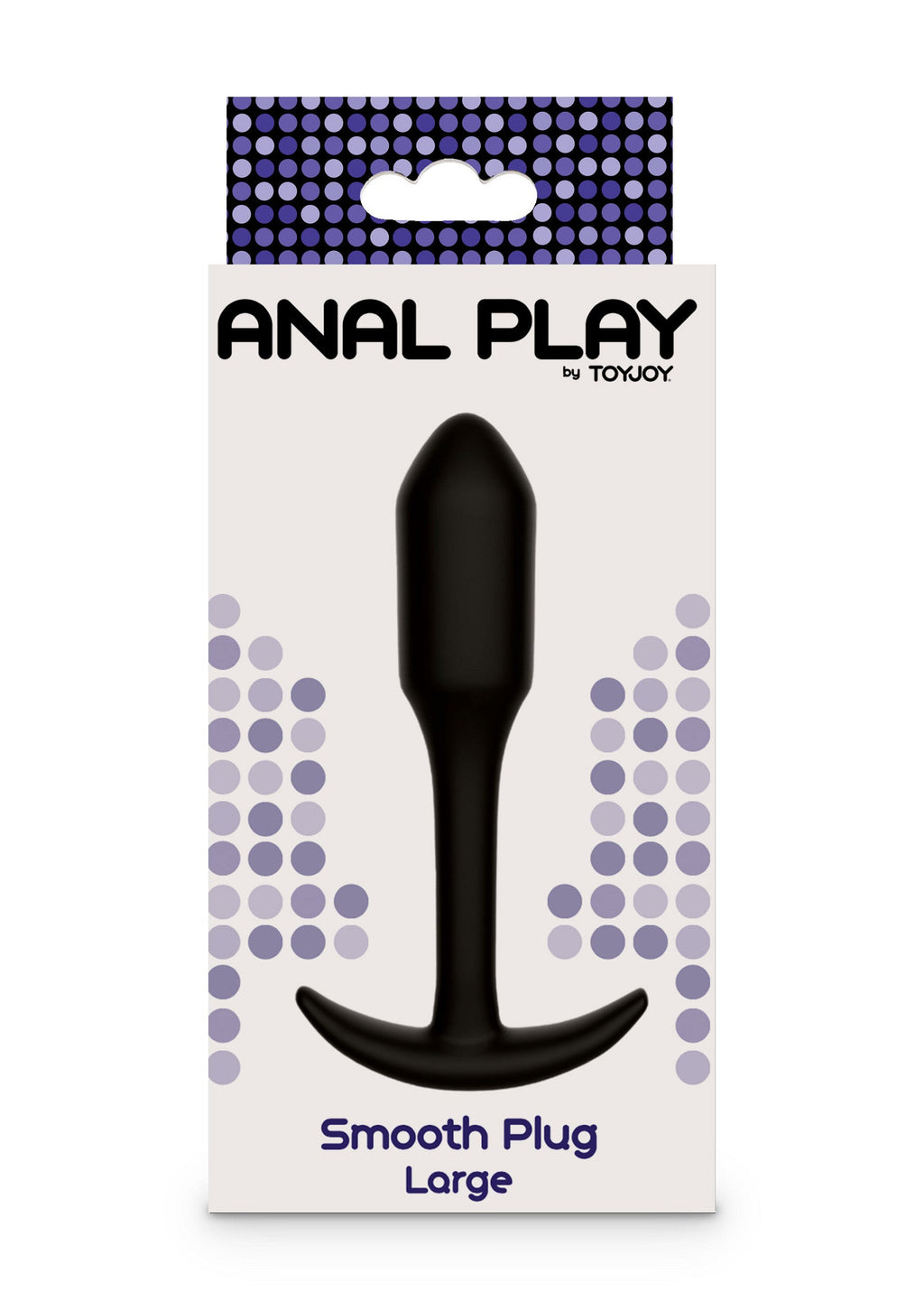 Tapón anal liso grande negro