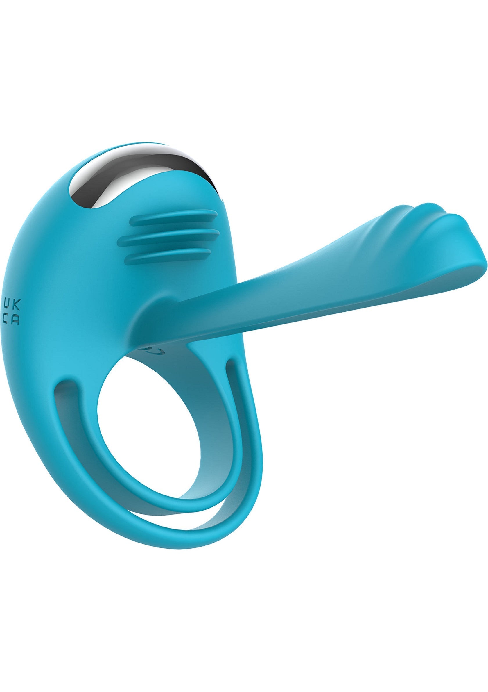 Joystick apasionado Anillo en C azul