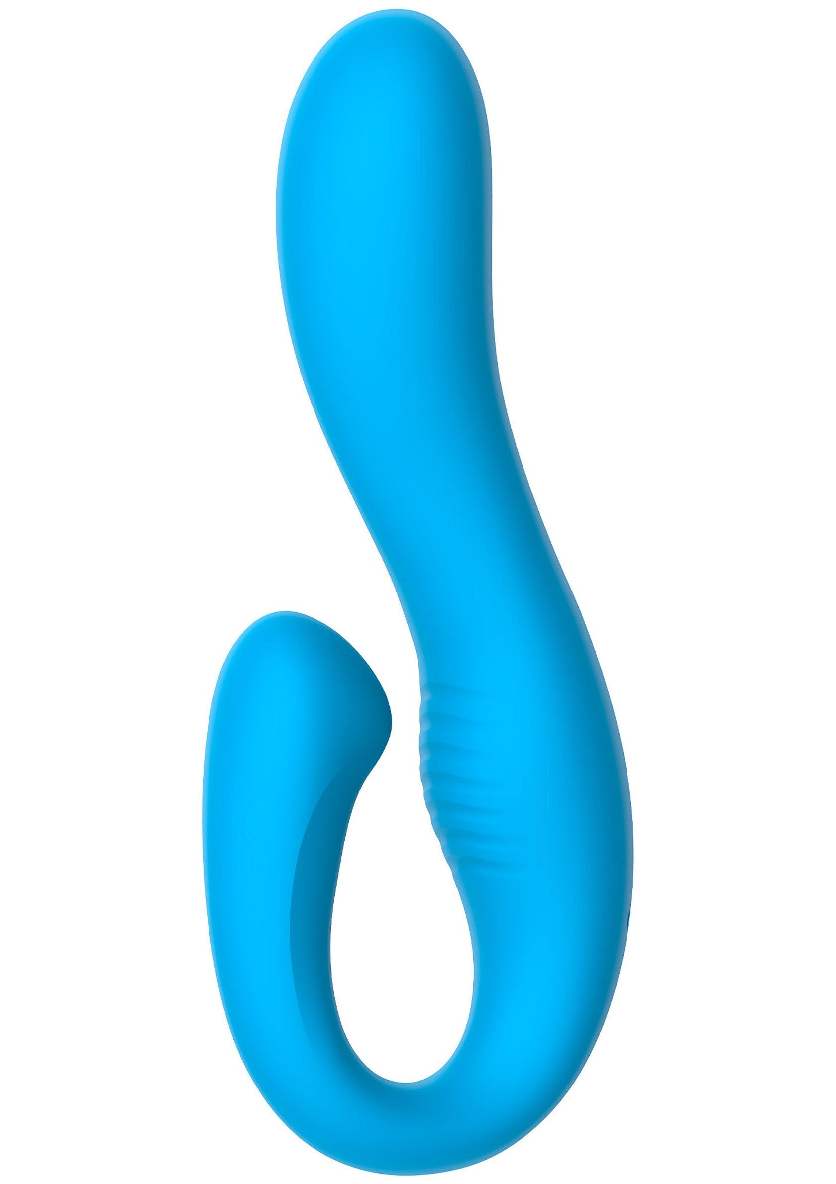 El vibrador Skyler Rabbit azul