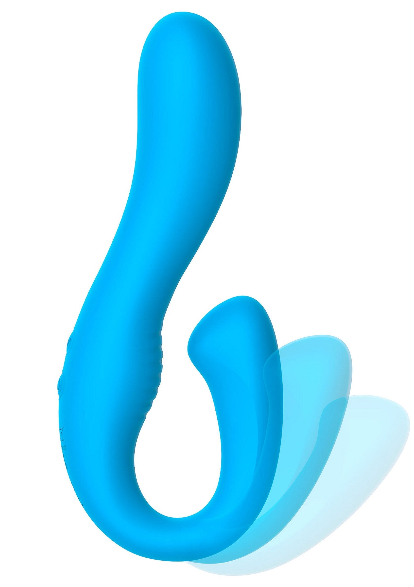 El vibrador Skyler Rabbit azul