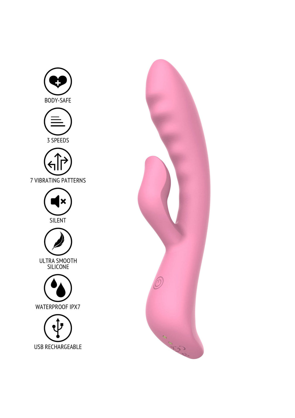 El vibrador Belle Rabbit rosa