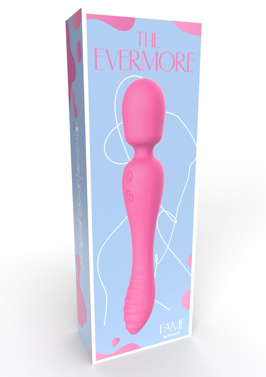 El masajeador 2 en 1 Evermore rosa