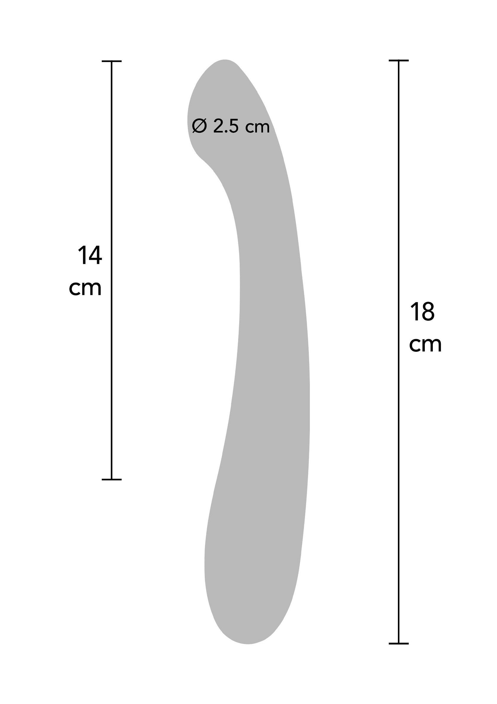 El vibrador Luna G-Spot morado