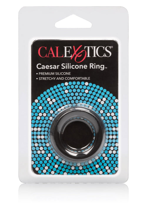 Anillo de silicona César negro
