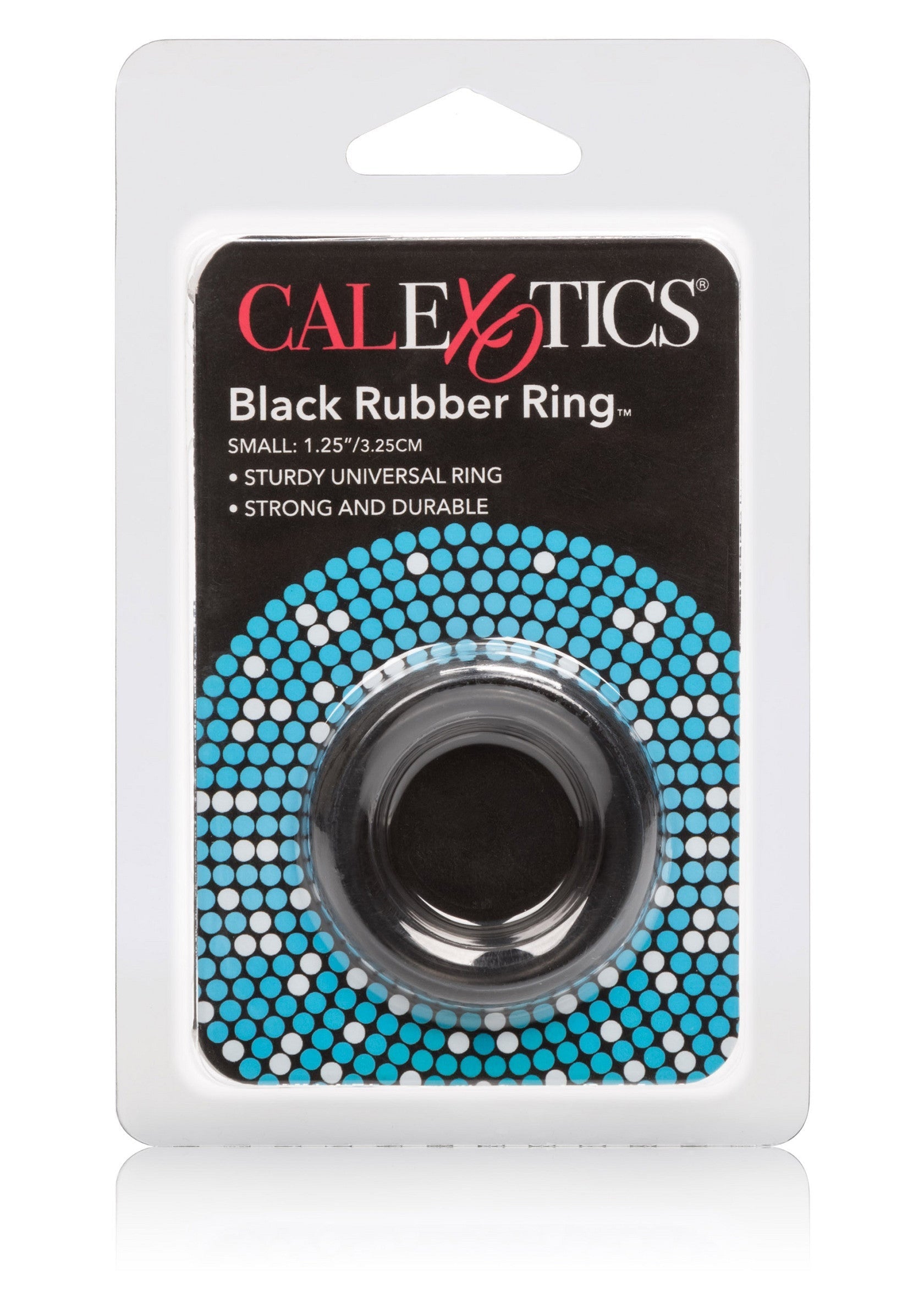 Anillo de goma pequeño negro