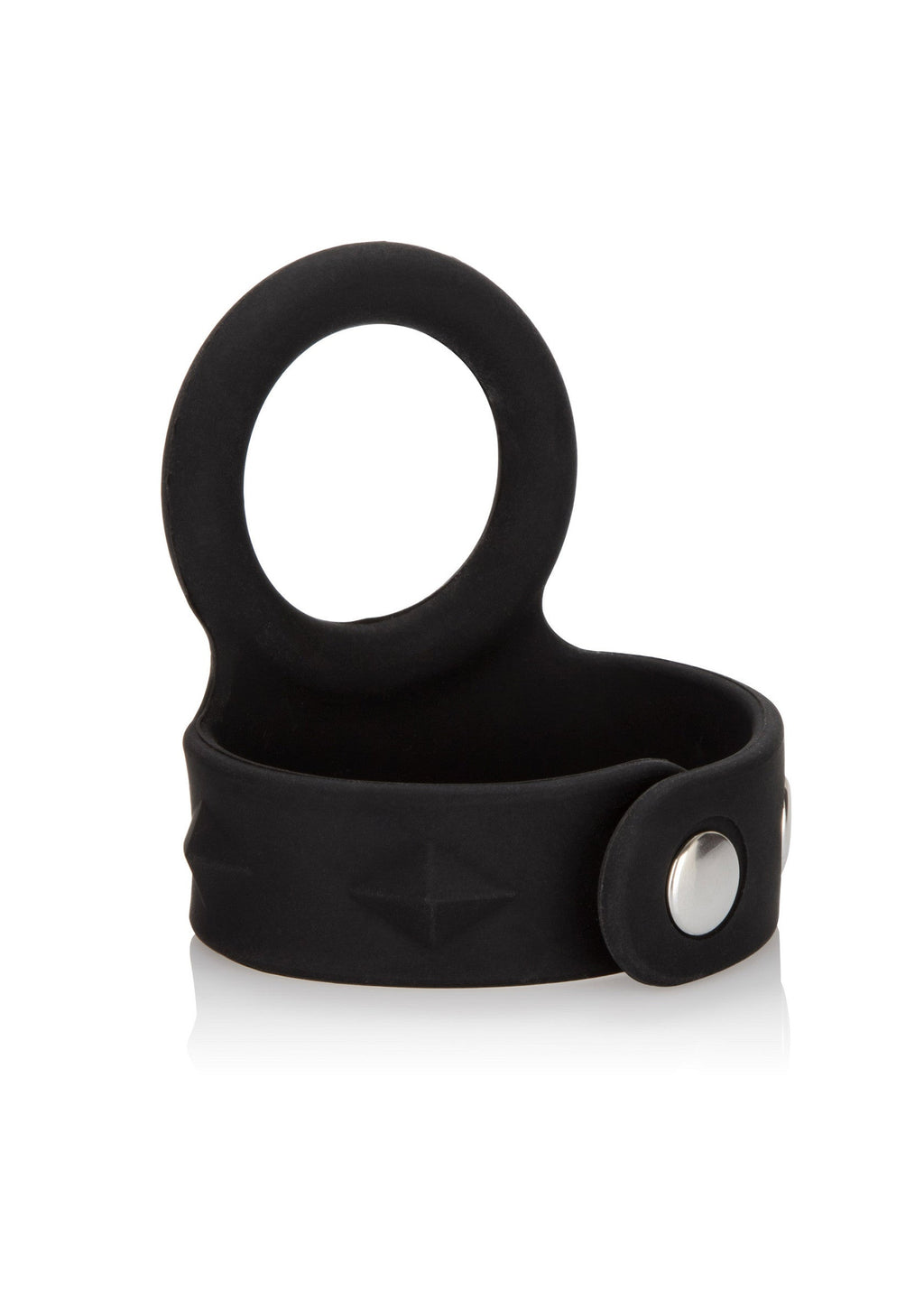 Anillo para escroto de 3 botones, mediano, negro