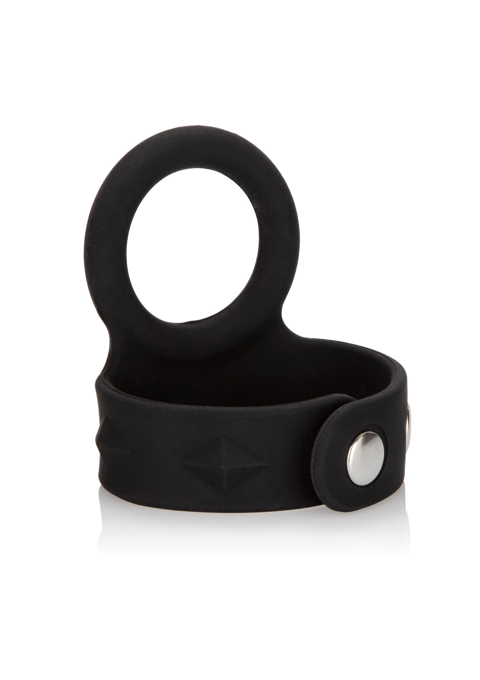 Anillo para escroto de 3 botones, mediano, negro