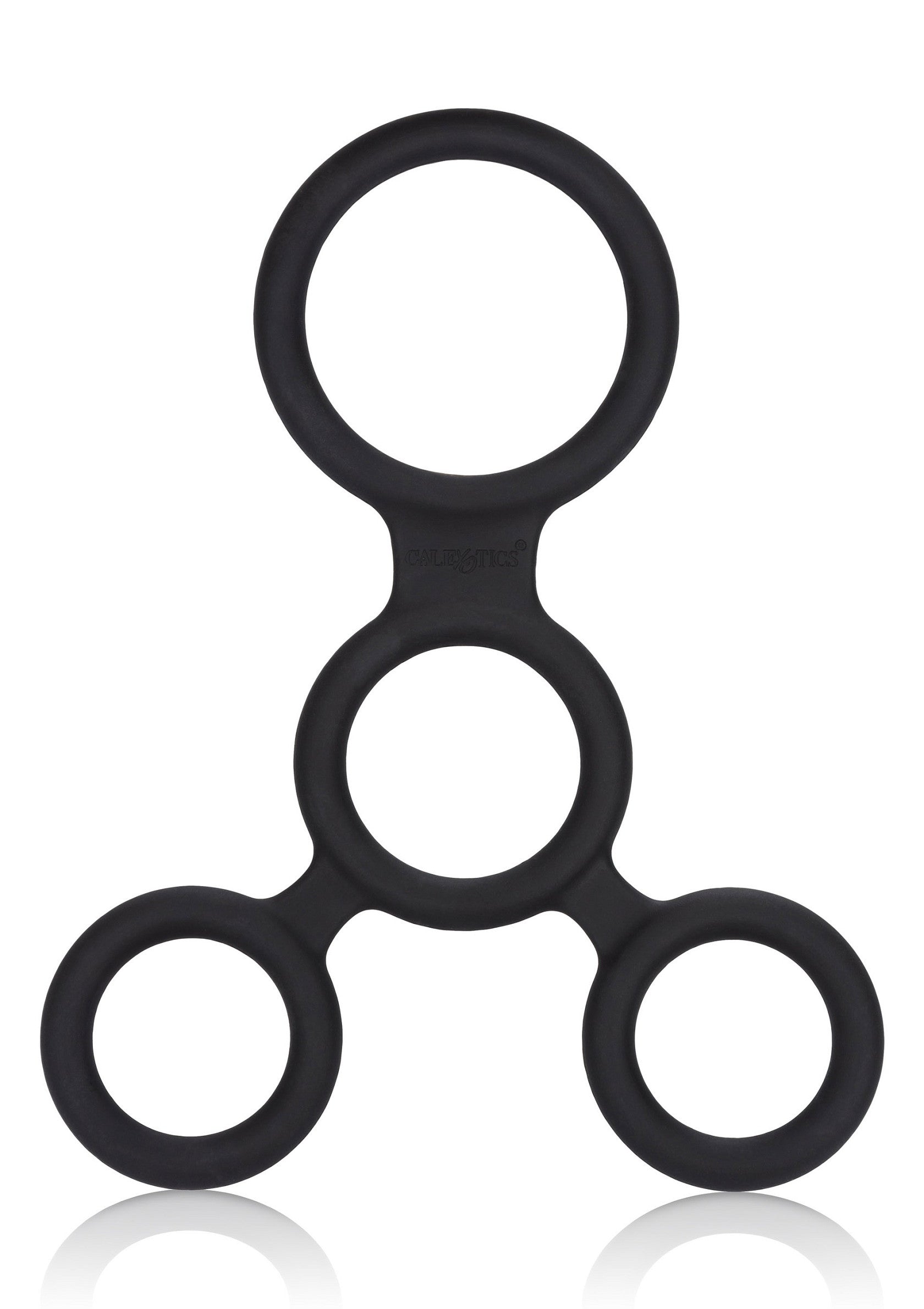 Anillo para el pene negro para erección completa