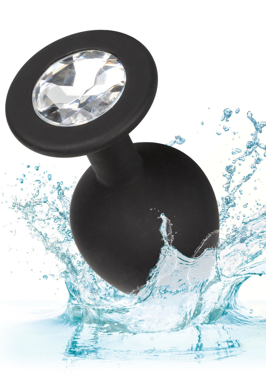 Kit anal de silicona con gemas negras