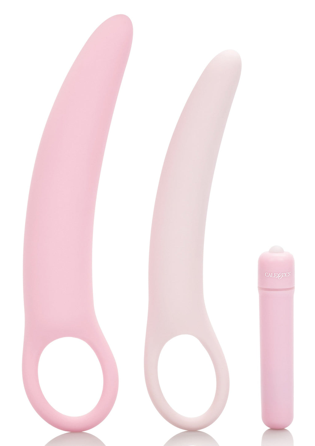 Set de dilatadores vibratorios 3 piezas rosa