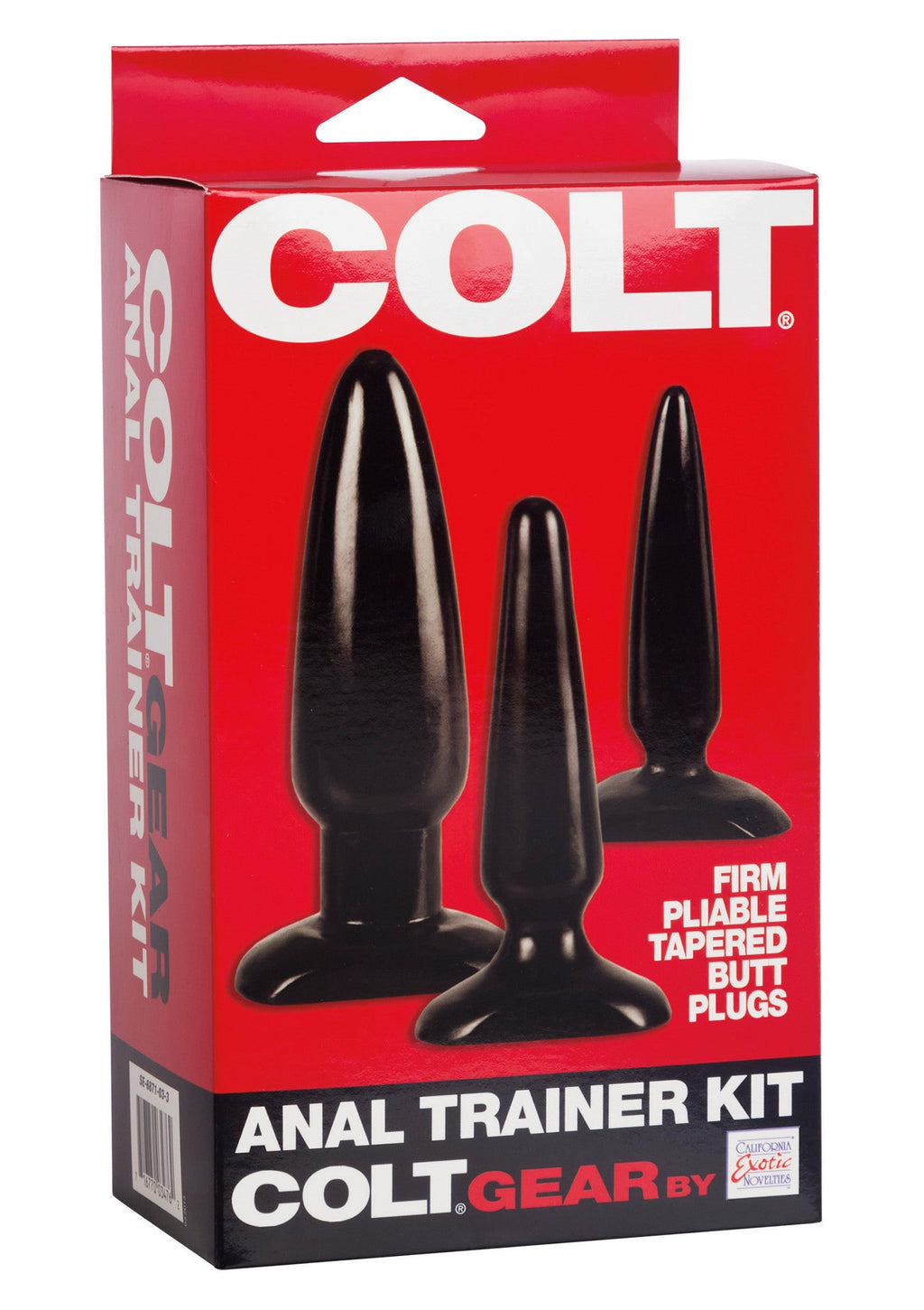 Kit de entrenamiento anal COLT negro