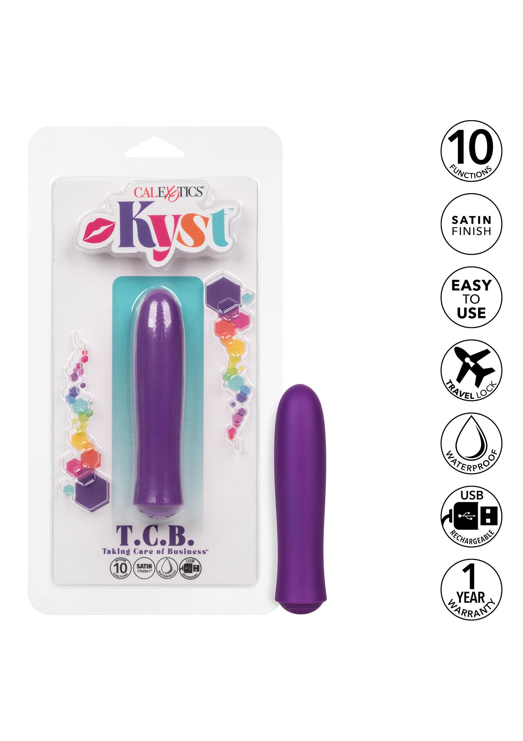 Vibrador Kyst TCB violeta