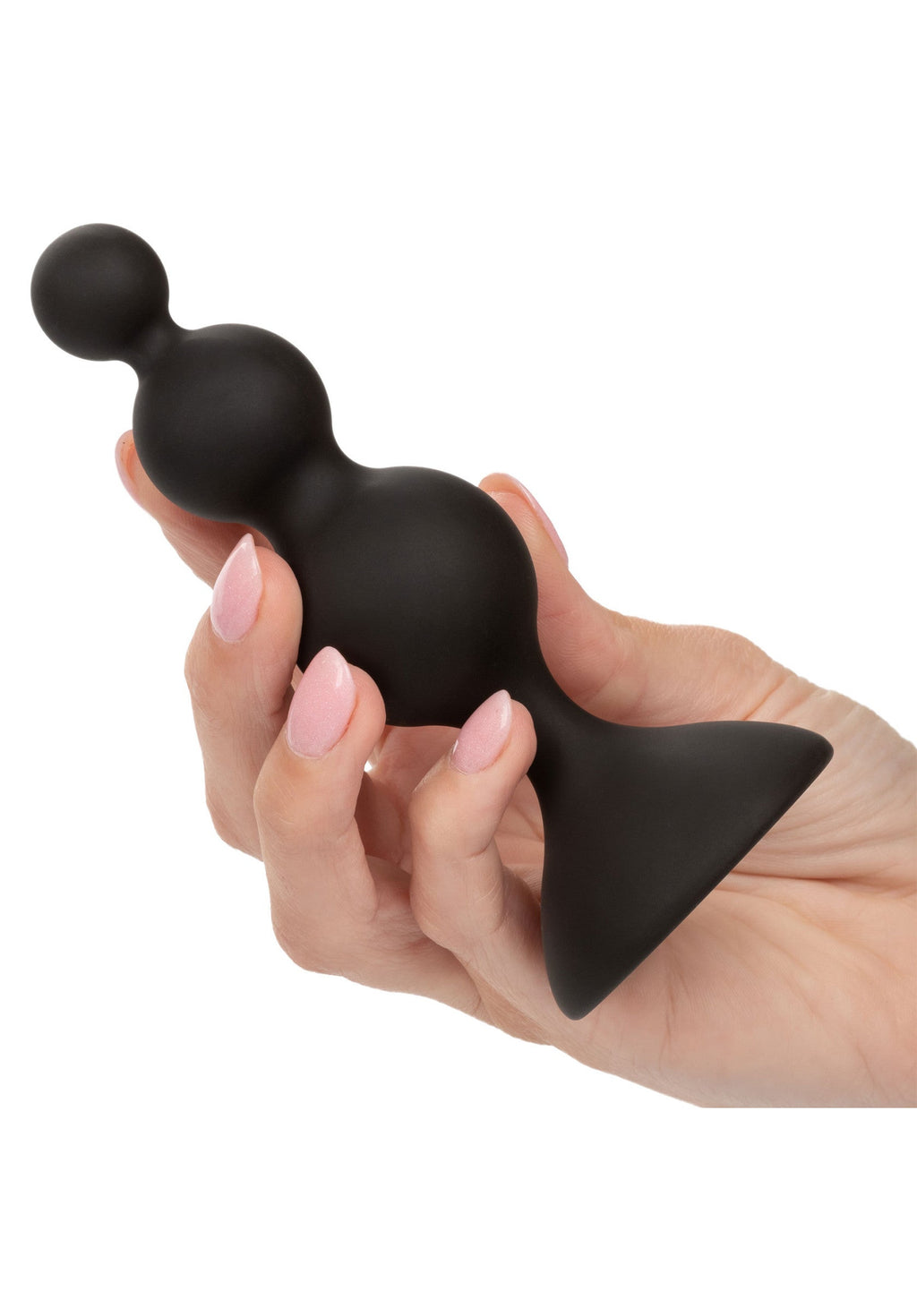 Kit anal con perlas de silicona negras