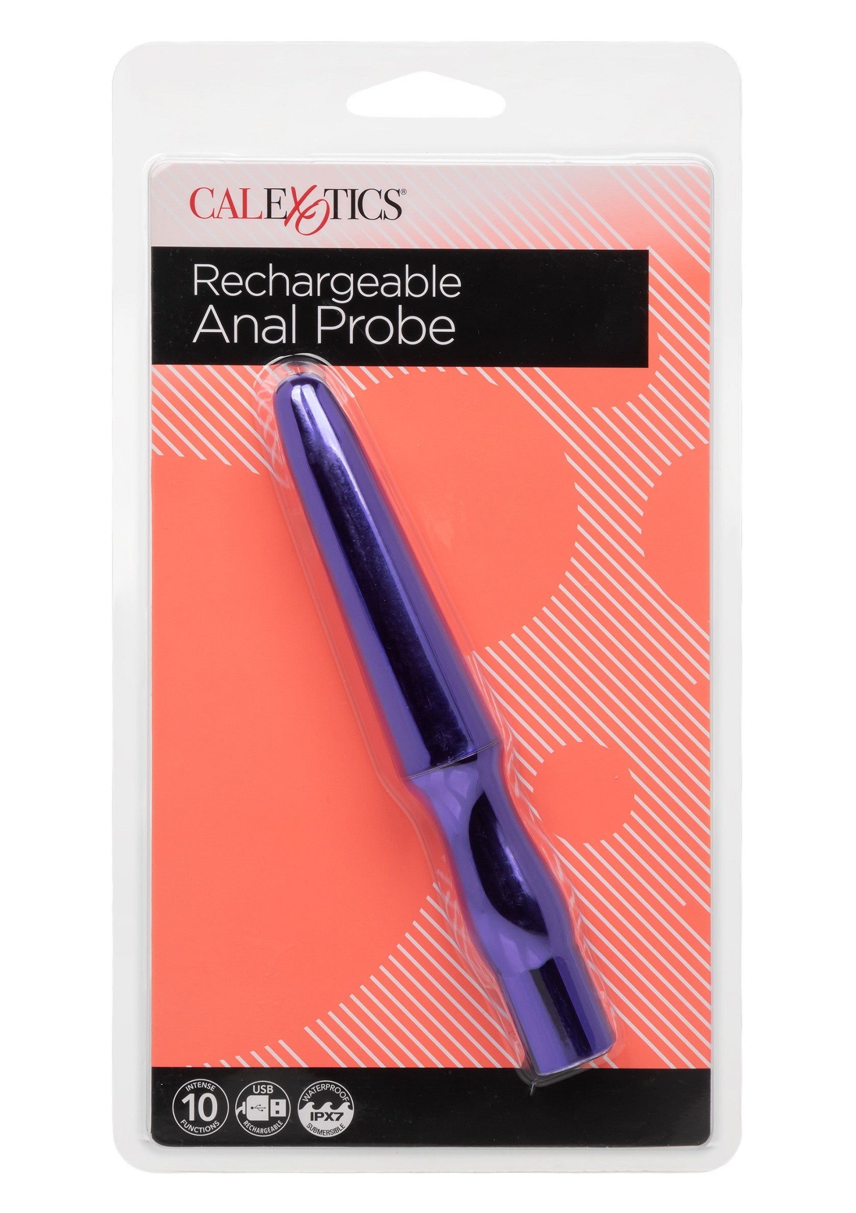 Sonda anal recargable violeta