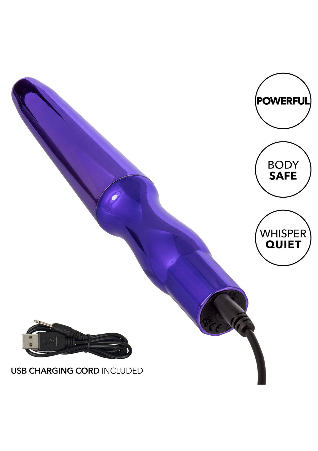Sonda anal recargable violeta