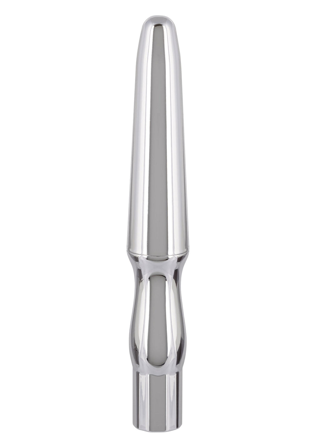 Sonda anal recargable plateada