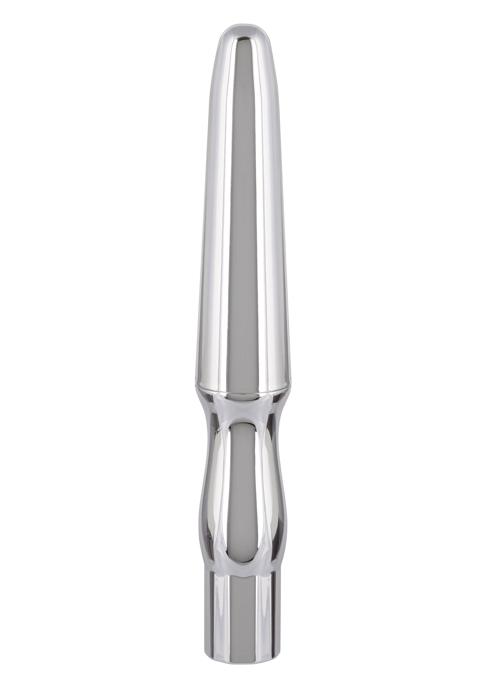Sonda anal recargable plateada