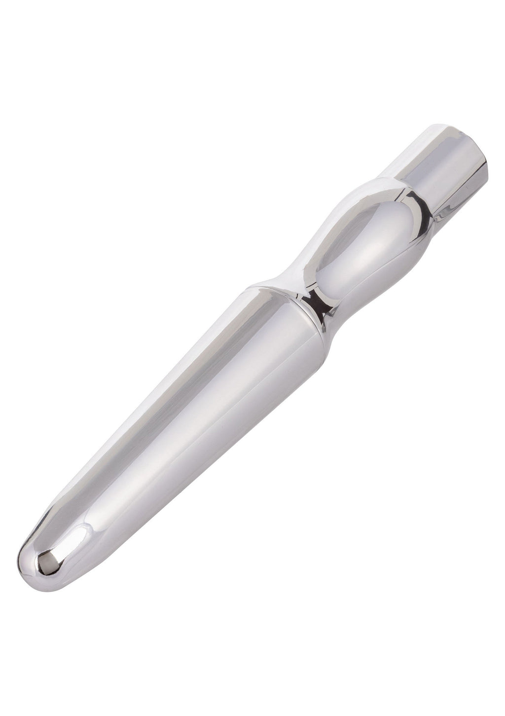 Sonda anal recargable plateada