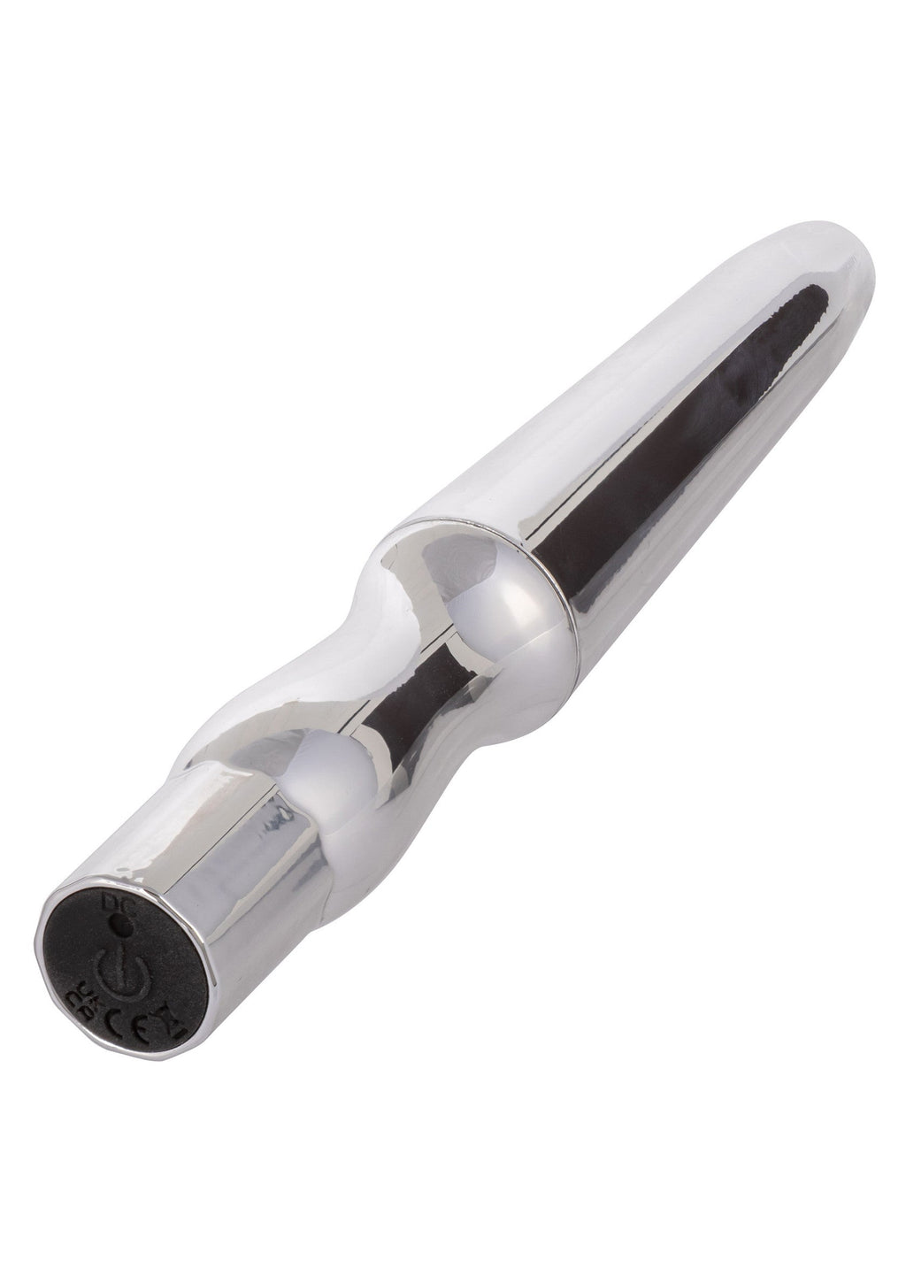 Sonda anal recargable plateada