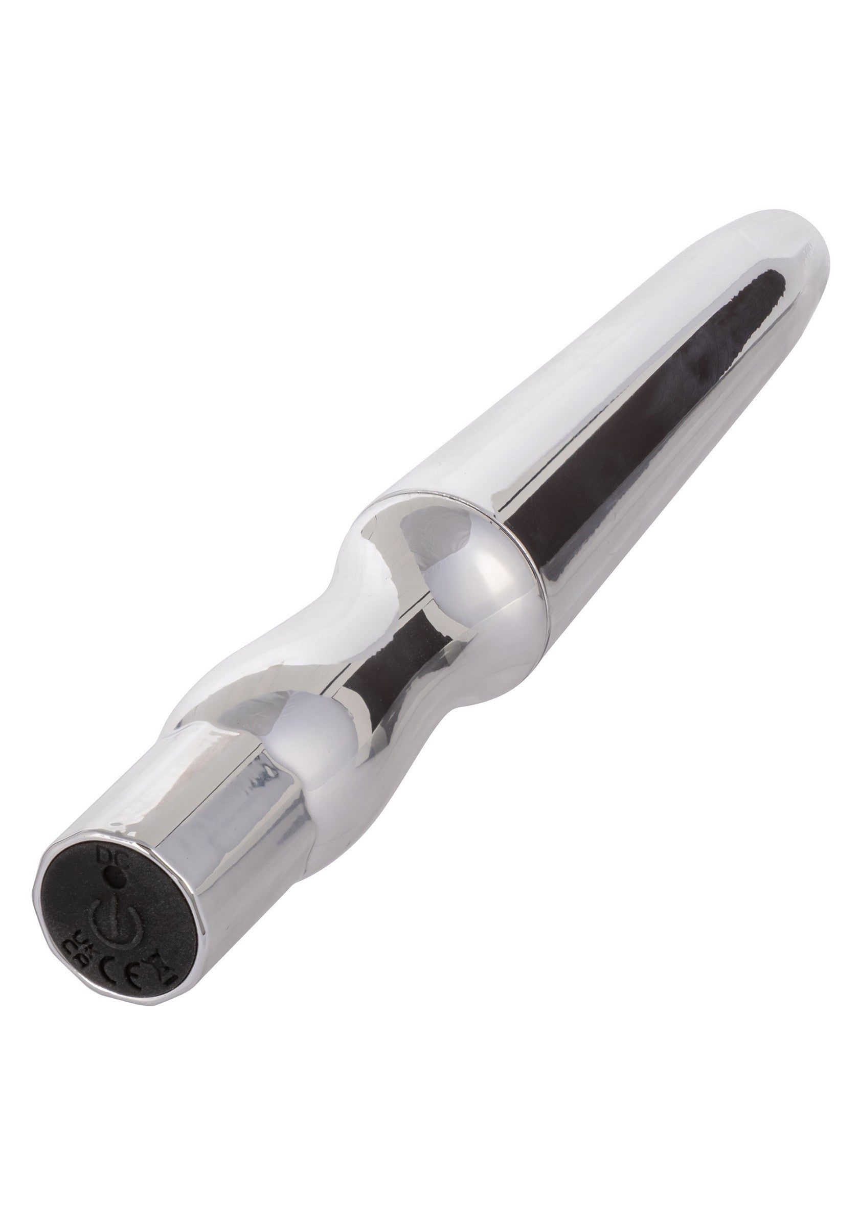 Sonda anal recargable plateada