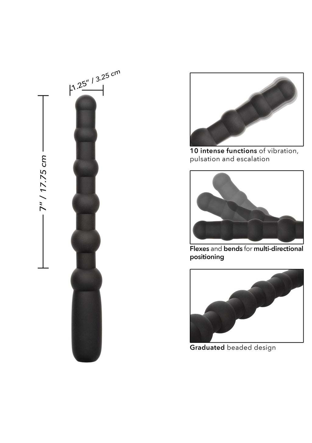 Cuentas recargables X-10 negras