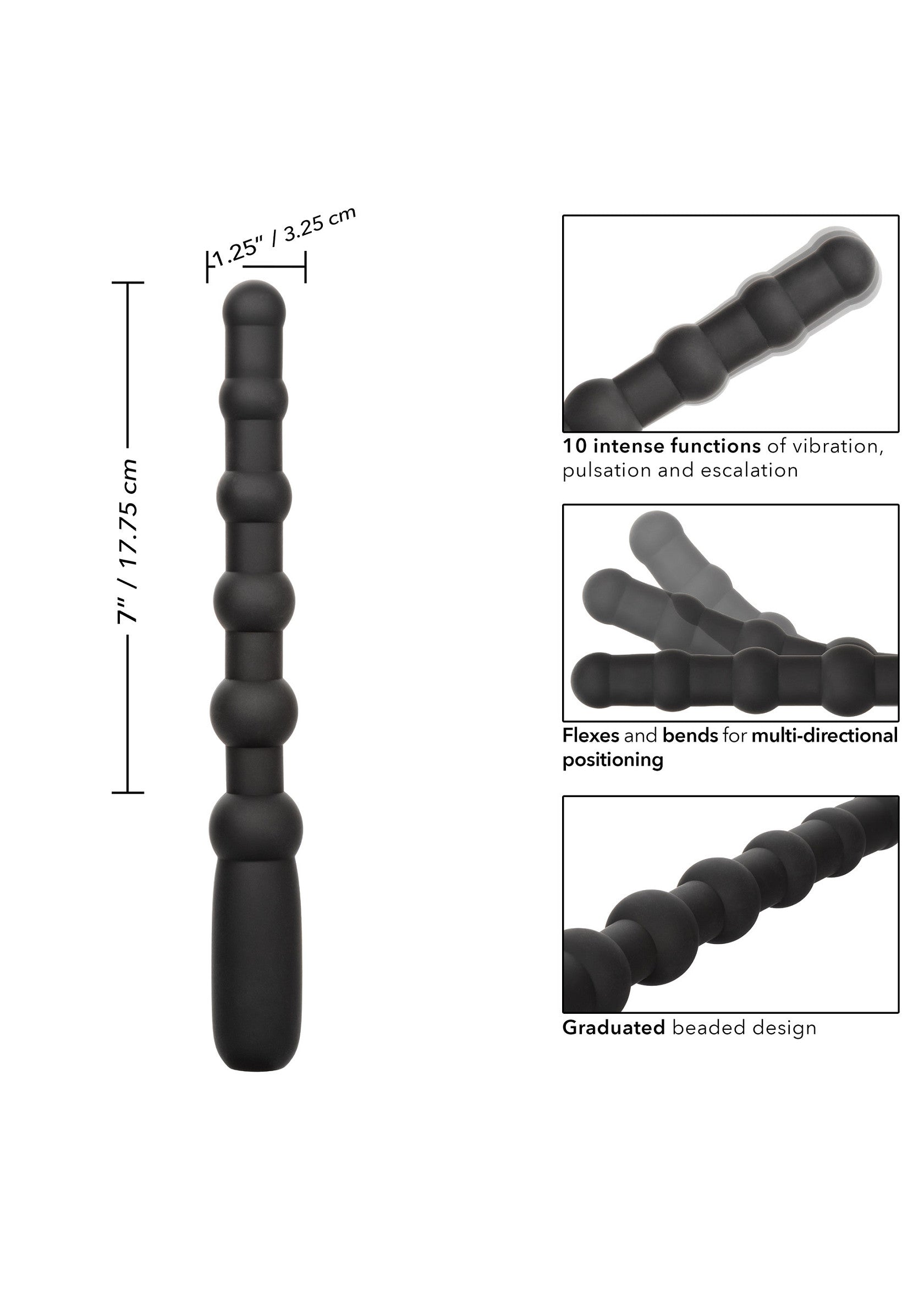 Cuentas recargables X-10 negras