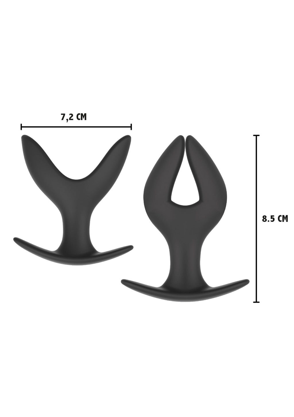 Tapón de anclaje grande negro