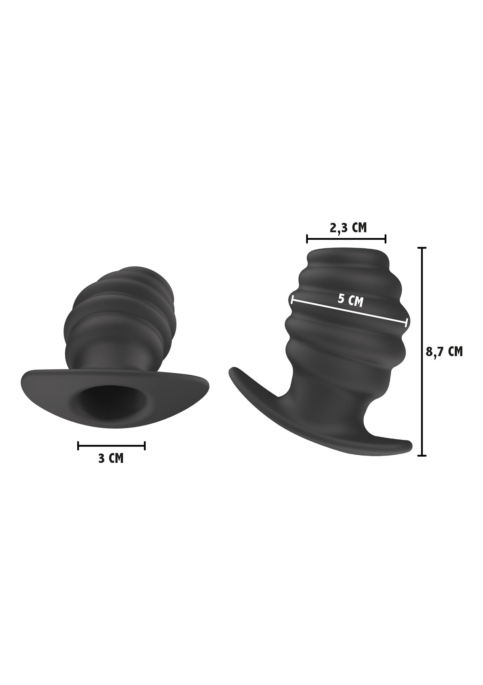 Invader Open Plug Grande negro