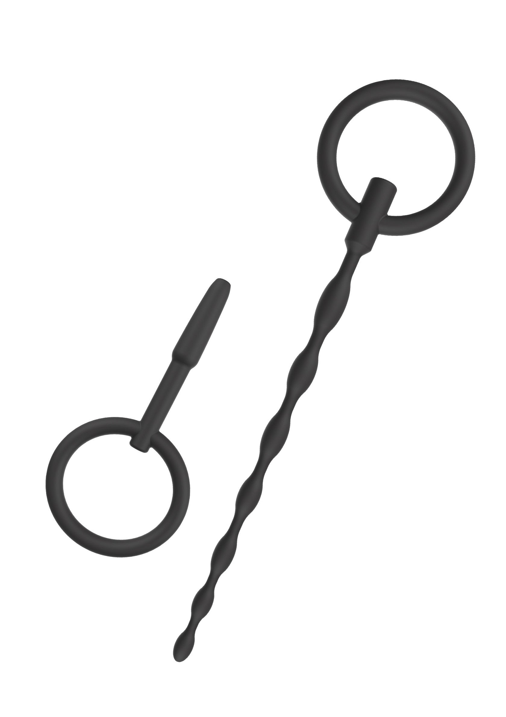 Juego de 2 tapones para el pene negros Starter