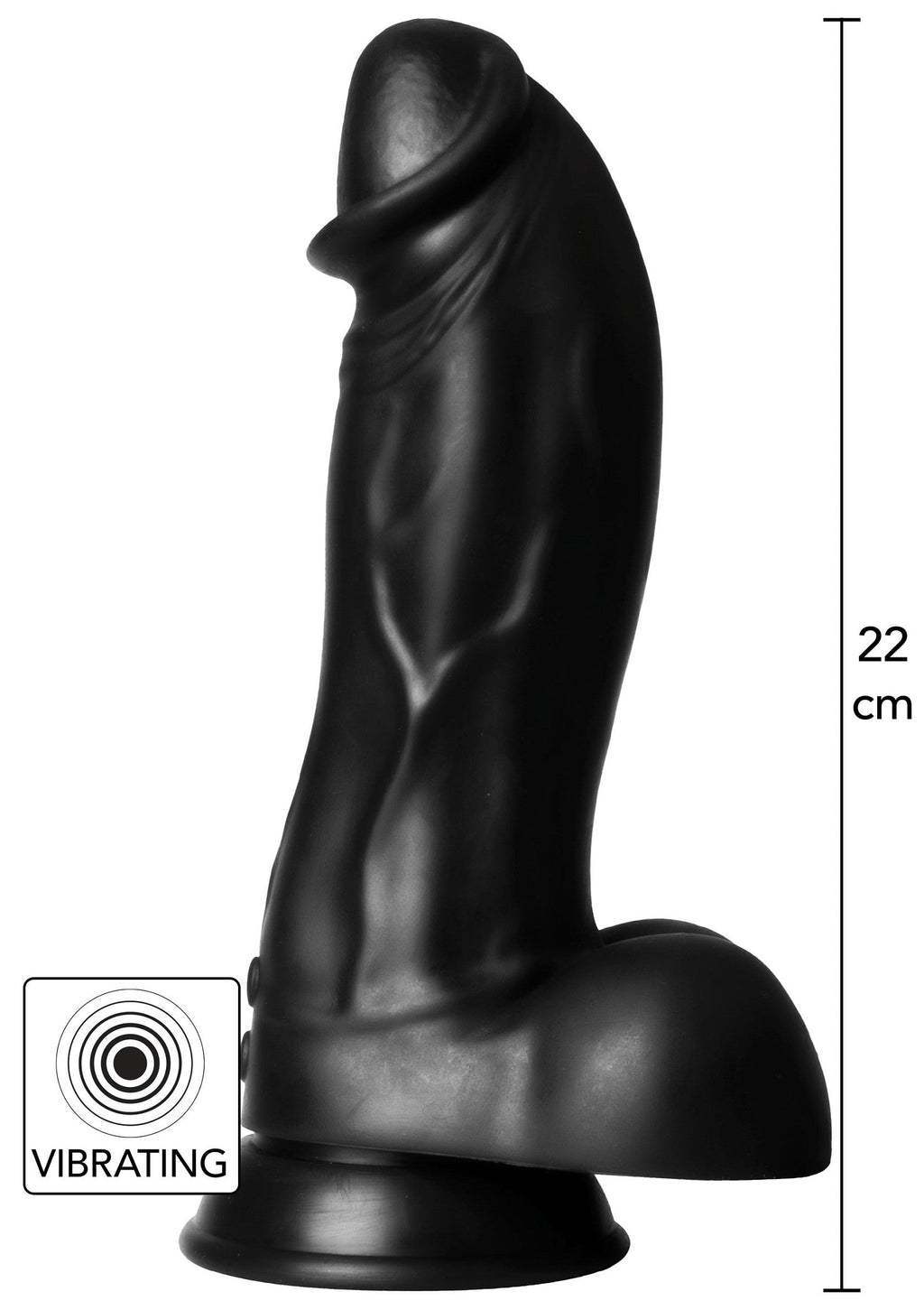 Dildo monstruoso de dinosaurio negro