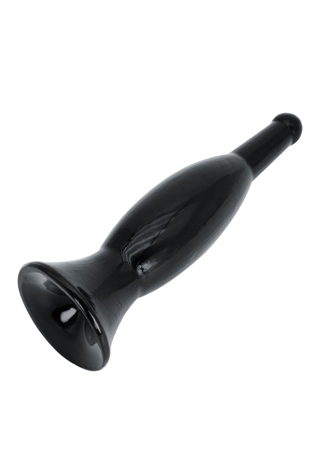 Buttplug deslizante negro de 27 cm