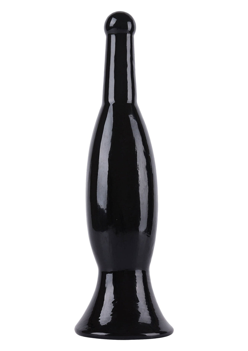 Buttplug deslizante negro de 27 cm