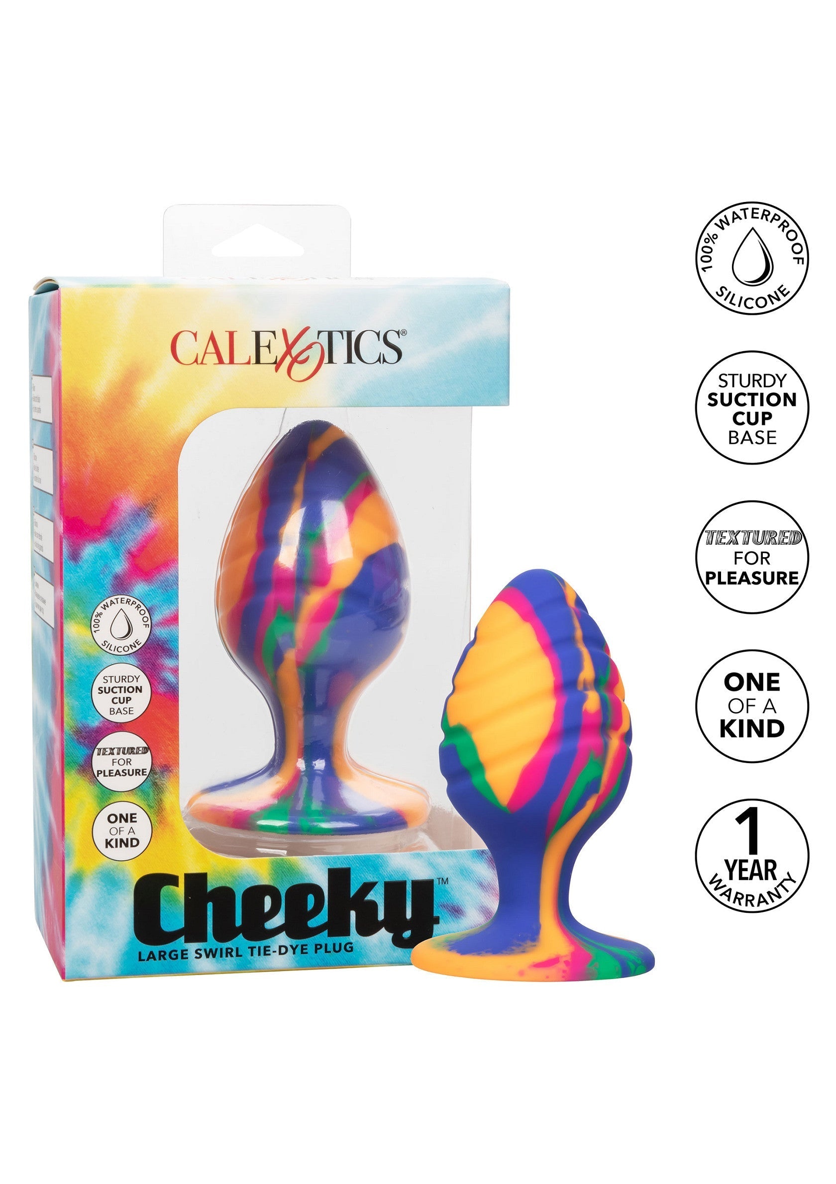 Dilatador "Cheeky Large Swirl" multicolor