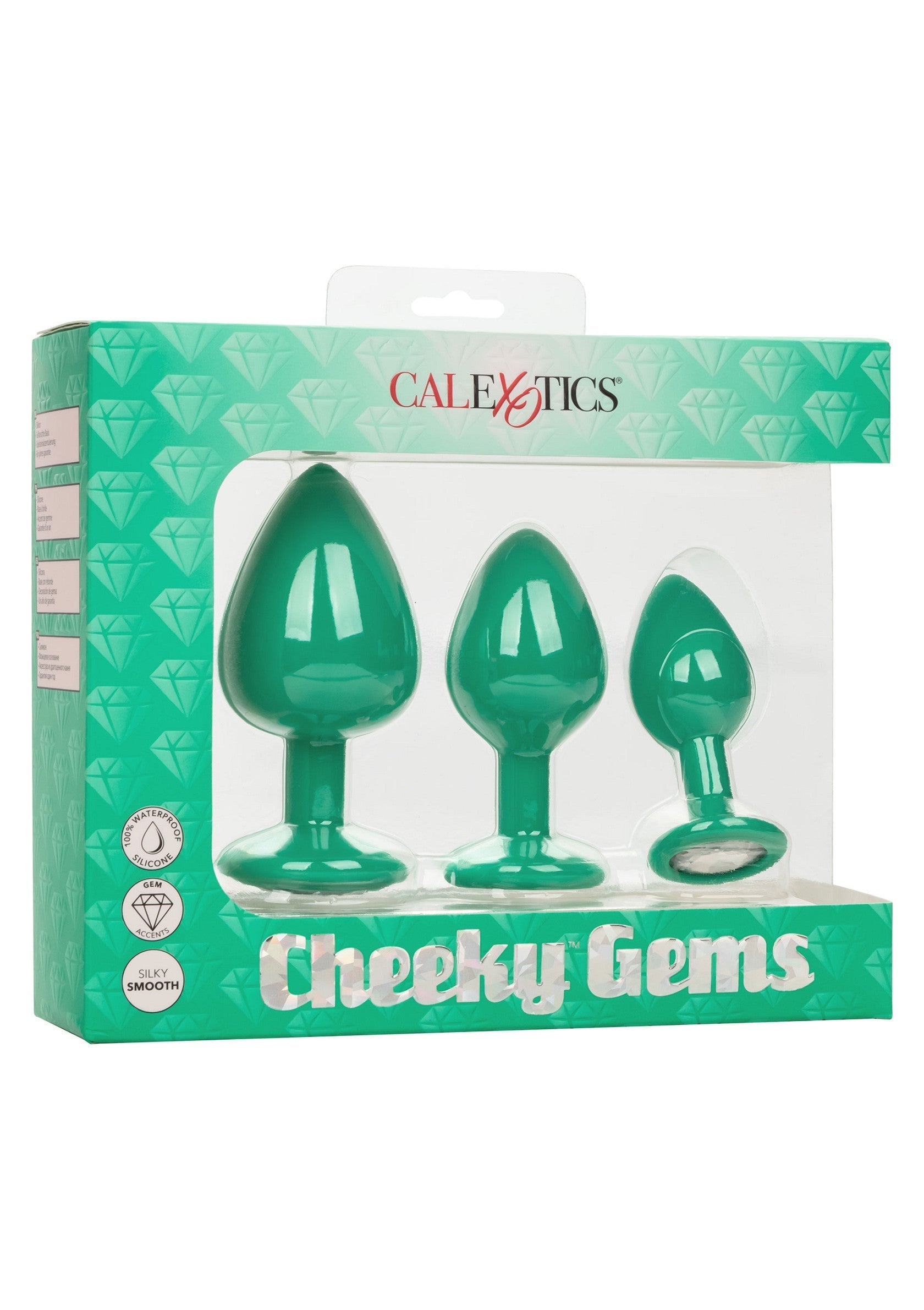 Cheeky Gems 3 piezas verdes