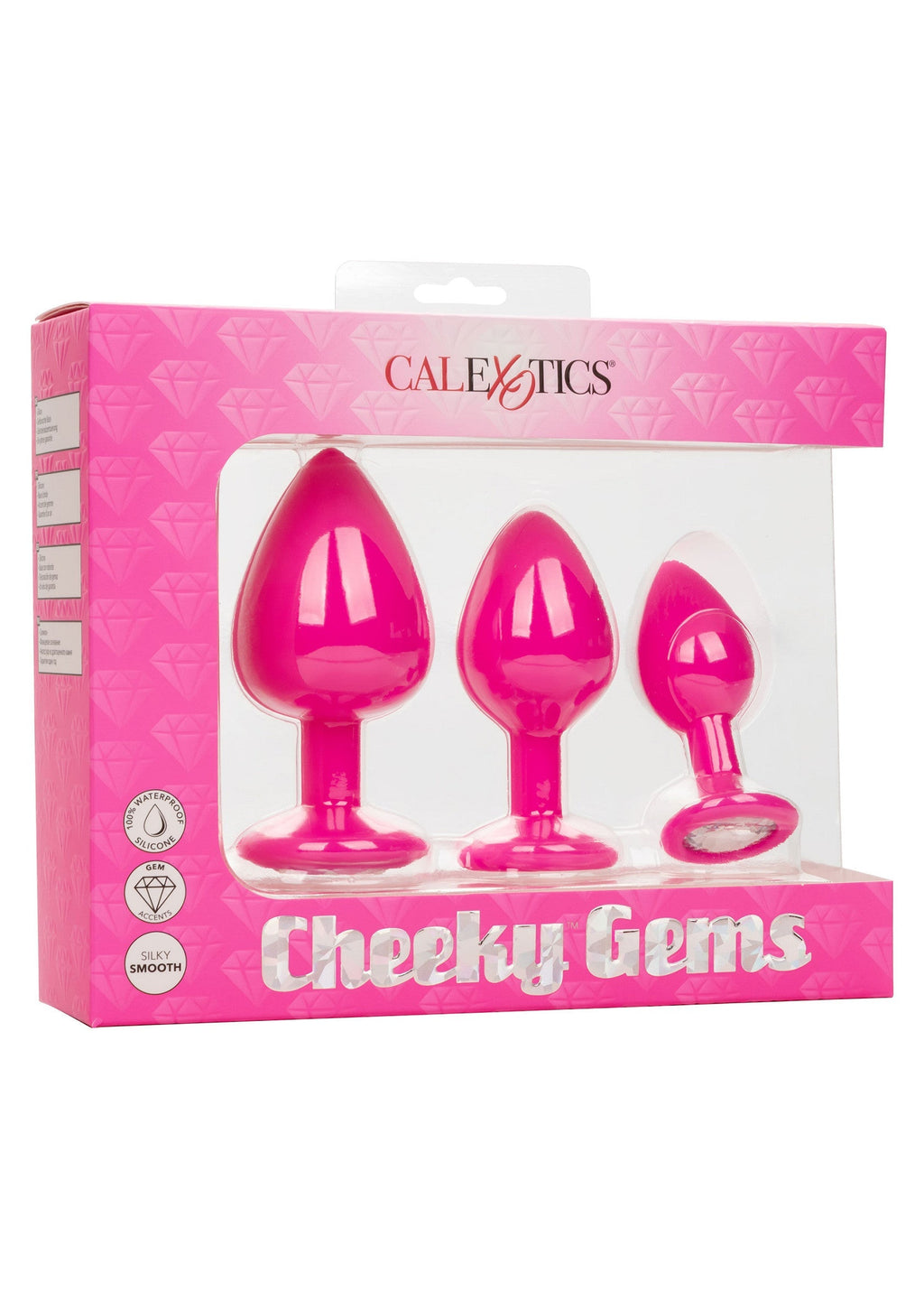 Cheeky Gems 3 piezas rosa