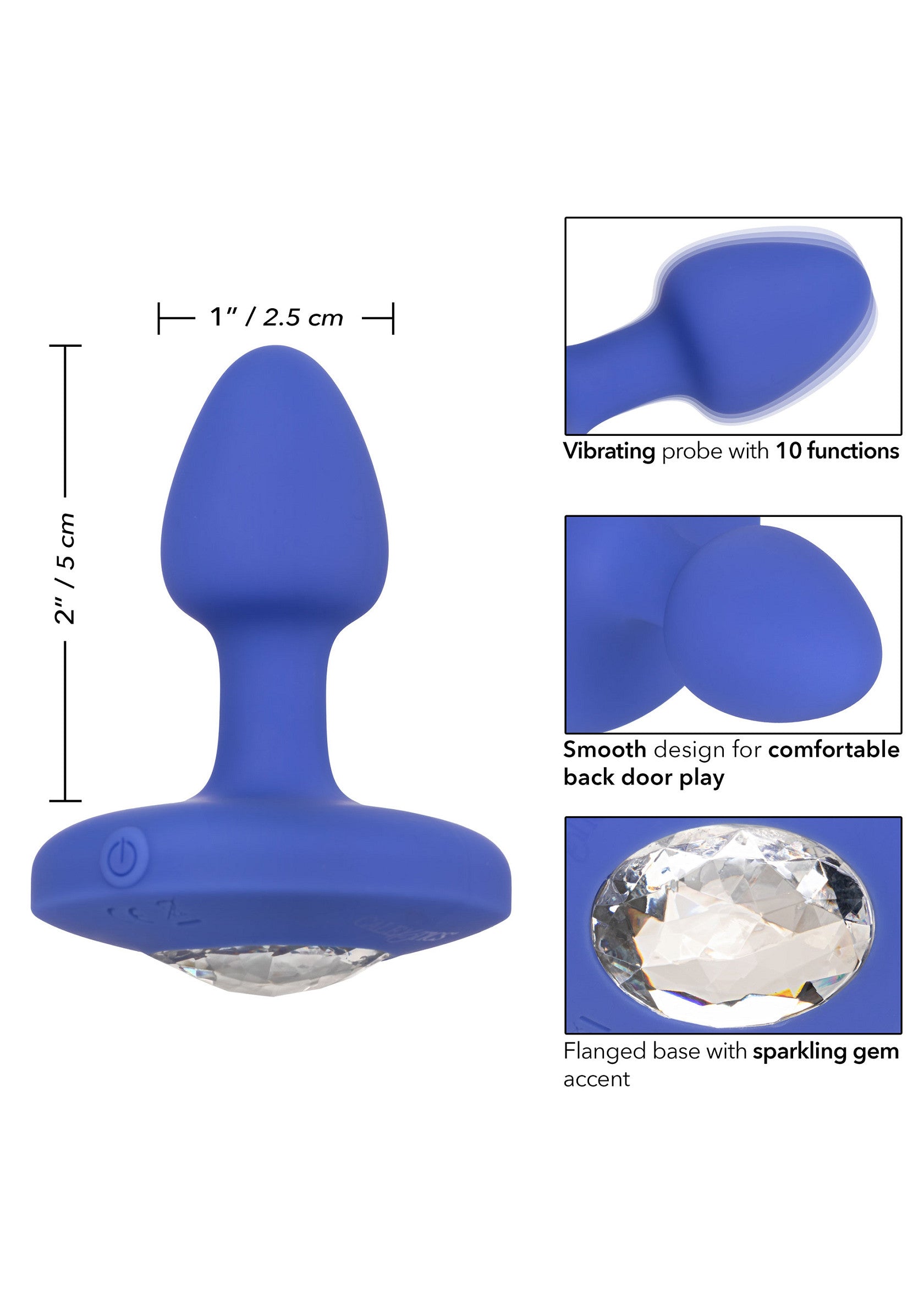 Sonda vibratoria pequeña azul