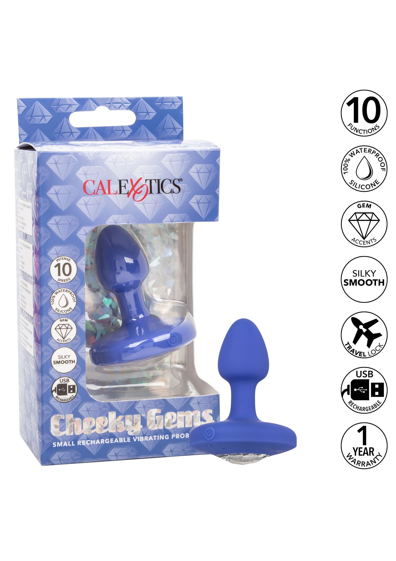 Sonda vibratoria pequeña azul
