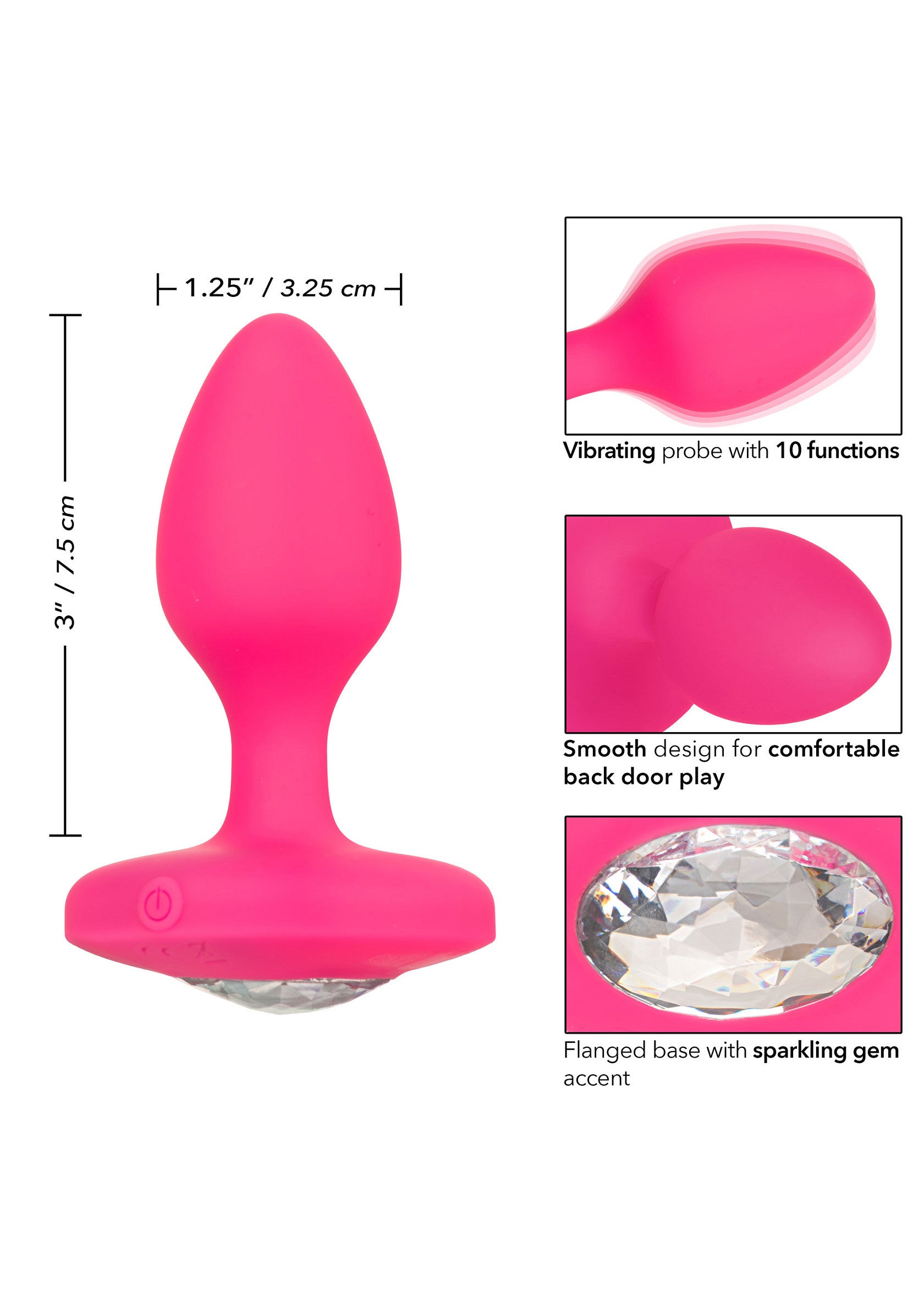 Sonda vibratoria rosa medio