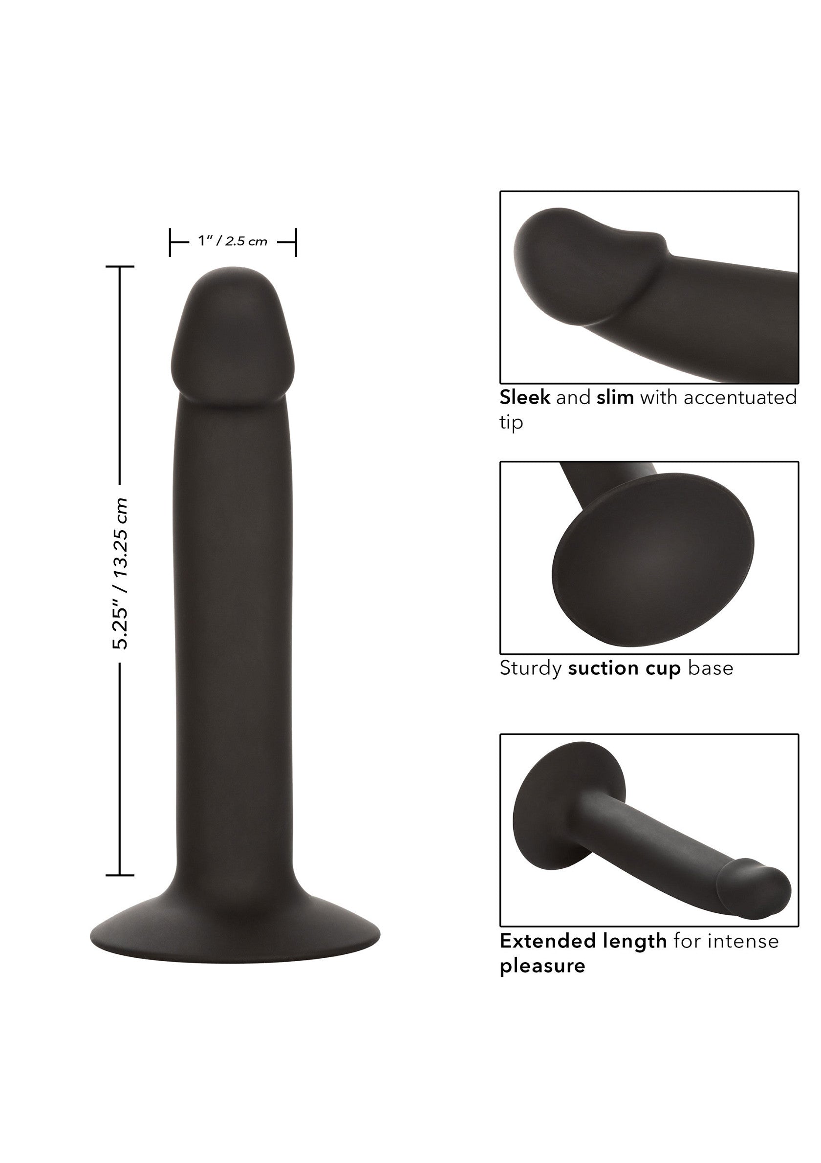Semental anal delgado negro