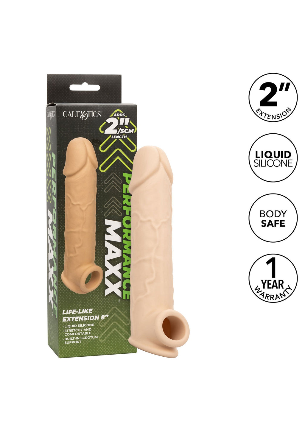 Piel de extensión realista de 8 pulgadas