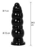 Bolas anales 24,5 cm negras