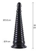 Cono anal 33 cm negro