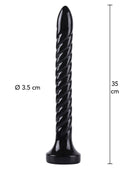 Serpiente anal de 35 cm negra