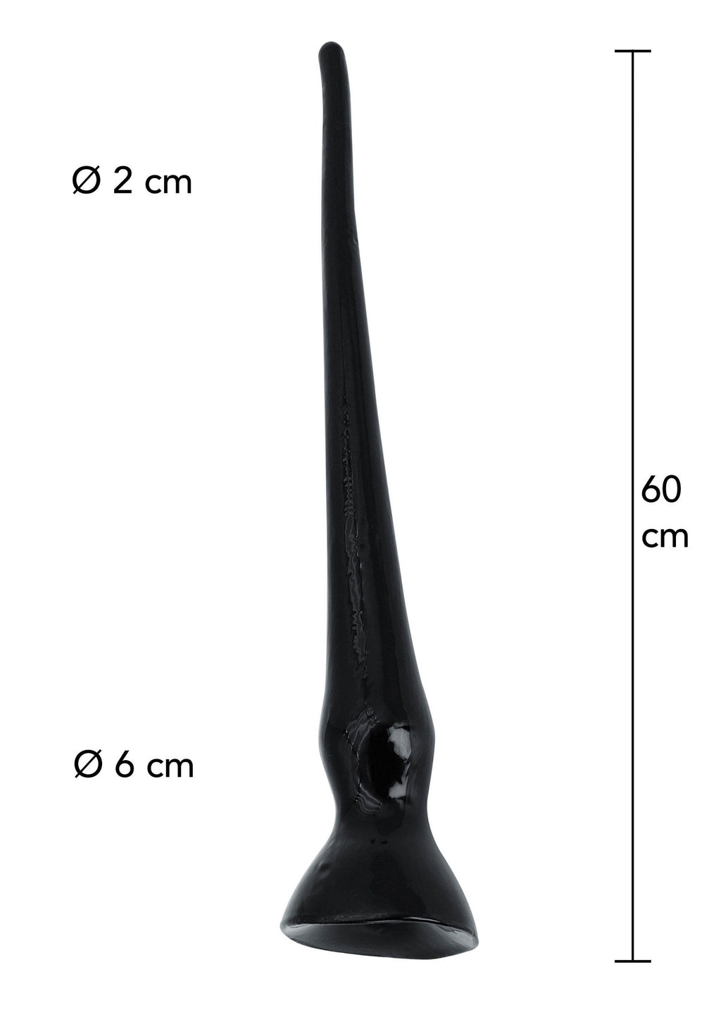 Entrenador Anal 60 cm negro