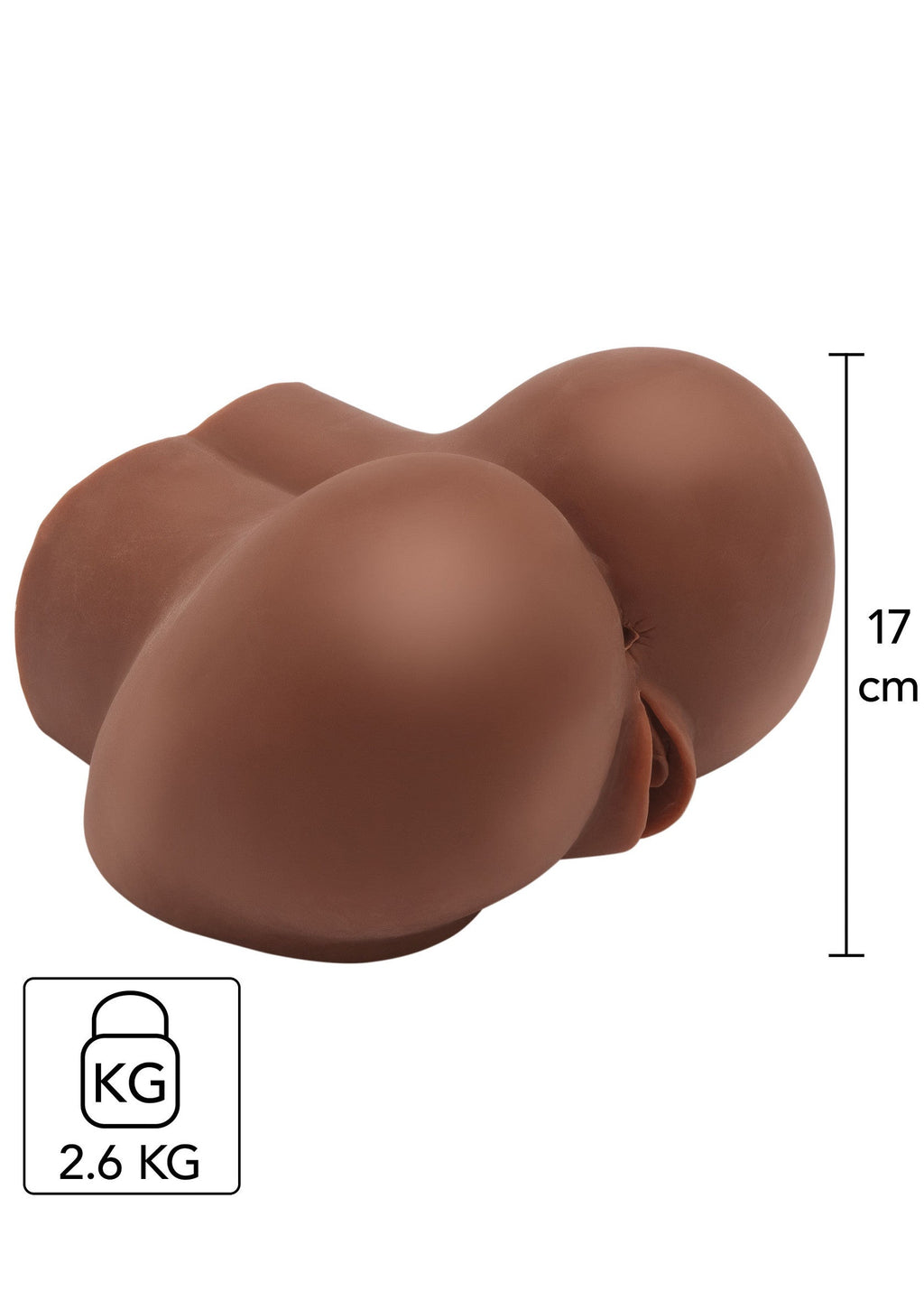 Hot Honey Rider Vibrador marrón