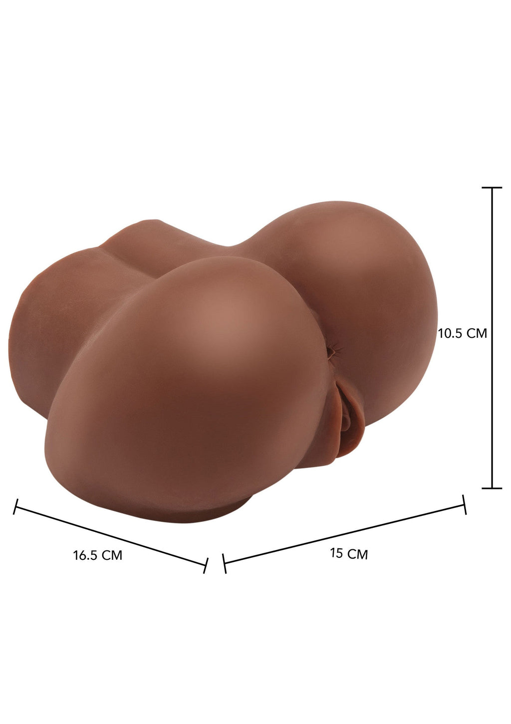 Hot Honey Rider Vibrador marrón